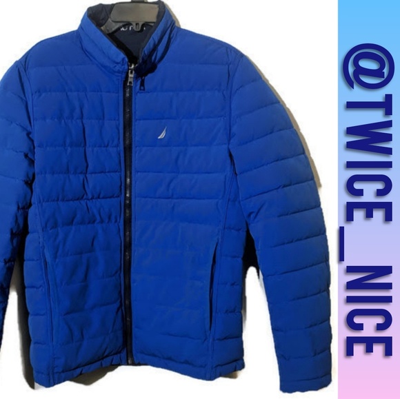 Nautica Mens Reversible Quilted Stretch Size Sm - Picture 1 of 7